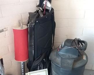 shop vac / Callaway clubs