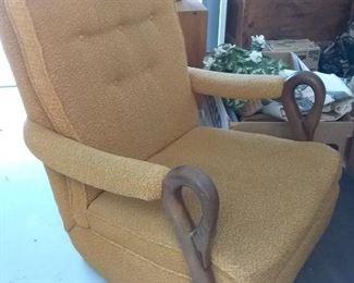 antique "swan" armchair