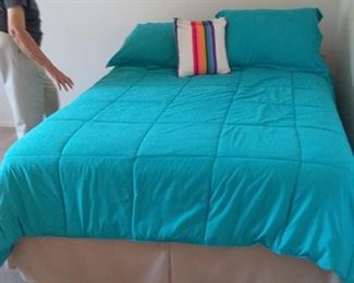 Full-size bed set w/ frame