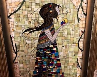 This mosaic creation is by Tylerite Cassie Edmonds.
