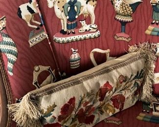 Needlepoint pillows