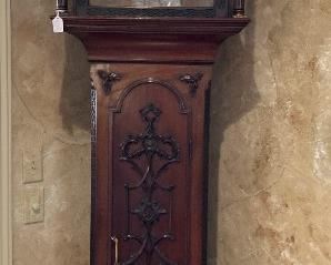 Intricate carving and crown