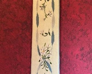 Needlepoint bell pull