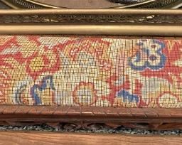 Precious needlepoint kneeling bench