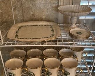 Lenox "Holiday" Christmas china