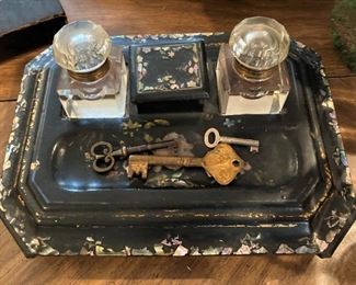Antique desk set