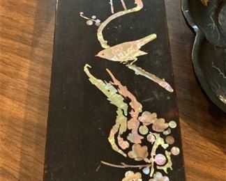 Inlaid mother-of-pearl box