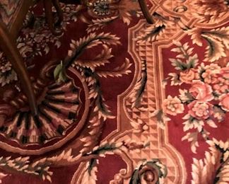 Nine feet 9 inches x 14 feet rug