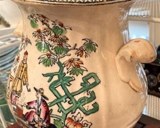 Antique lidded jar