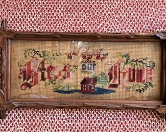 Cross stitch "Bless our Home"