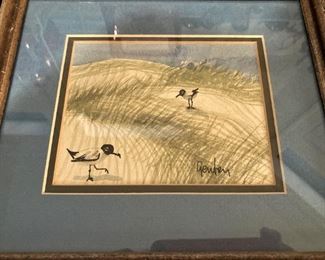 Tylerite A. C. Gentry seagull painting