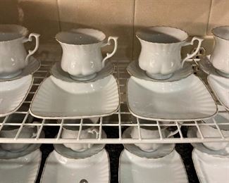 Coffee and plate snack set