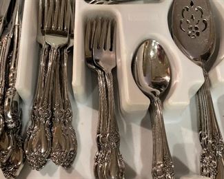 52 pieces of Oneida stainless