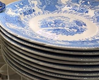 "Texian Campaigne" dishes - made in Staffordshire England