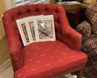 One of two matching chairs