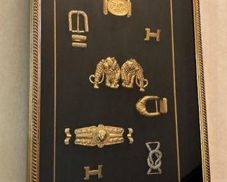 More Judith Leiber belt buckles