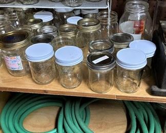 Canning jars; hose