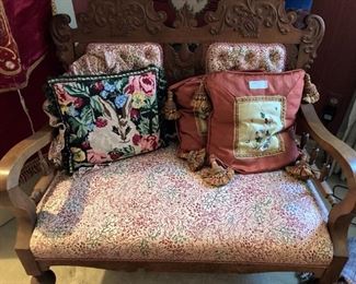 Antique settee