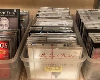 Mannnnny CD's (alphabetized by a family member)