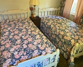 pair of twin beds