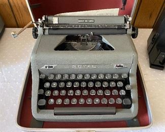 Vintage royal typewriter