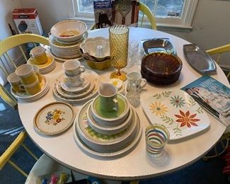 Happy china- Mikasa Mint Taffy and Maize sets. Noritake Flower Power 2 place settings