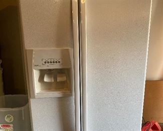 Whirlpool side by side refrigerator