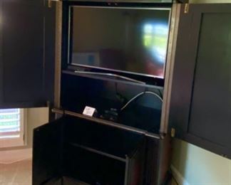 Lot 3211 $750.00  Demilune Media Center 78" H x 24" D x 44" W	 This a compact Media Center that is Beautiful and matches Lots 3207 and 3210