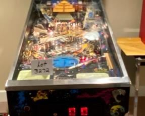 Lot 3272.$3200.00 Outta this World!!! Gottlieb Stargate 1994/1995  Premier Technology pinball machine.  This cool pinball machine is in great working condition and was recently serviced, all bells and whistles are in tip/top order!!! Very Rare in this condition.  For more details about the Pinball Game visit   https://www.ipdb.org/machine.cgi?id=2847	