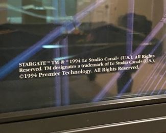 Lot 3272. $3200.00 Outta this World!!! Gottlieb Stargate 1994/1995  Premier Technology pinball machine.  This cool pinball machine is in great working condition and was recently serviced, all bells and whistles are in tip/top order!!! Very Rare in this condition.  For more details about the Pinball Game visit   https://www.ipdb.org/machine.cgi?id=2847			
