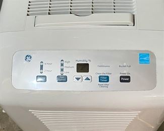 Lot 3277B 2 of 2  $150.00 GE dehumidifier model ADEL70LRL2, 70pt capacity. No Hose.  Retails over $299.00