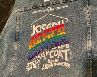 Lot 3287B $95.00 Vintage Joseph and the Amazing Technicolor Dreamcoat Embroidered CREW JACKET by Roots. Embroidered Size M.