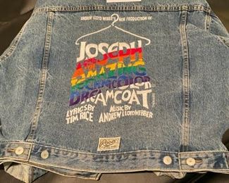 Lot 3287B $95.00 Vintage Joseph and the Amazing Technicolor Dreamcoat Embroidered CREW JACKET by Roots. Embroidered Size M.