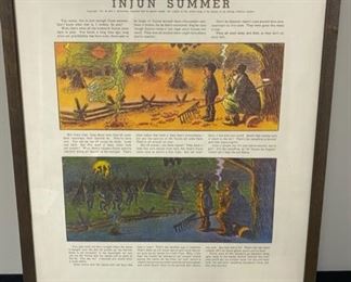 Lot 3309. $25.00  "Injun Summer", coyright 1912, John McCutcheon. Antique.  Perfect for fall.		
