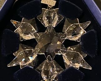 Lot 3311 O.  $110.00.  Swarovski 2010, Crystal Snowflake Ornament	