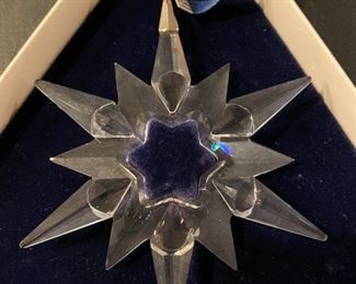 Lot 3311C.  $110.00. Swarovski 1997, Crystal Snowflake Ornament