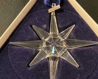 Lot 3311B.  $150.00.  Swarovski 1995, Crystal Snowflake Ornament	