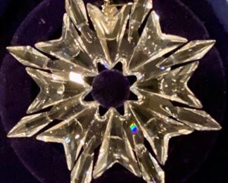Lot 3311I.  $75.00.  Swarovski 2003, Crystal Snowflake Ornament	