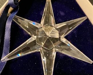 Lot 3311 A.  $225.00.  Swarovski, 1993, Crystal Snowflake Ornament		