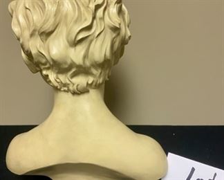 Lot 3327.  $18.00. Unique Garden Bust 13.5" 	"Actually looks a little spooky! Halloween?	