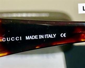 Lot 3331 $125.00  Gucci Ladies Tortoise Shell Sun Glasses GG2432/S with Gucci Case. Made in Italy.