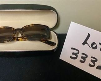 Lot 3332 $30.00	Ann Taylor Tortoise Sunglasses with Case		
