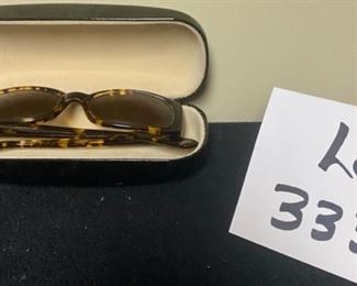 Lot 3332 $30.00	Ann Taylor Tortoise Sunglasses with Case	