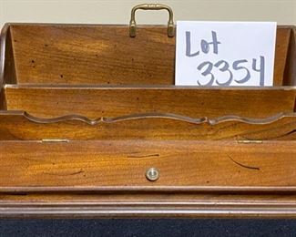 Lot 3354B. $28.00. 1994 Bombay Co Desk Sorter (12"L x 5"w x 6"h) and 3 tier wire document storage with a cool industrial vibe (15"L x 11"w x 10"h). 		