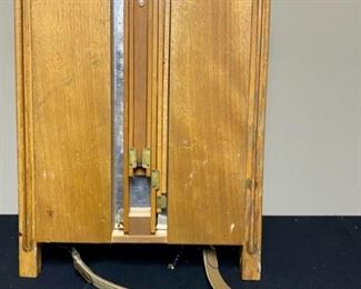 Lot 3358.  $75.00.  Vintage Grumbacher #286 French Easel Field Box. Made in France. The homeowner is an amazing artist, may this inspire your creativity! 19.5 x 12". Here's some info on restoring this lovely piece! http://levineartstudio.com/vintage-grumbacher-286-french-easel/ 	