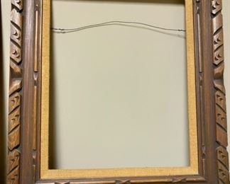 Lot 3324  $40.00  2 Nice Wooden Frames, Matching         2.  23.5" x 28"	
