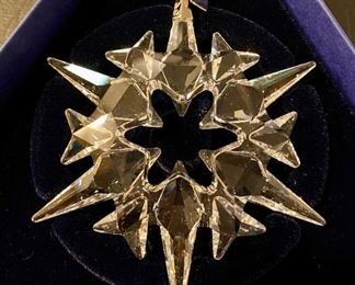Lot 3311M.  $75.00.  Swarovski 2007, Crystal Snowflake Ornament		