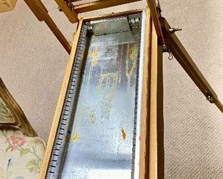 Lot 3359. $48.00. Vintage Mabef Artist Field Box/Easel with paint tray. Made in Italy