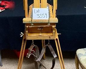 Lot 3359. $48.00. Vintage Mabef Artist Field Box/Easel with paint tray. Made in Italy