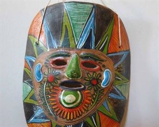 Painted Clay Mask